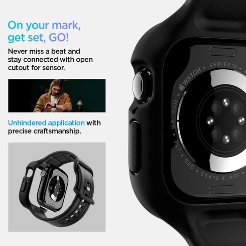 Spigen Apple Watch 10/11 (46mm) 保護殼 + 錶帶 - Vault Pro